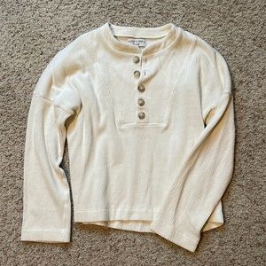 Madewell Long Sleeve Button Top